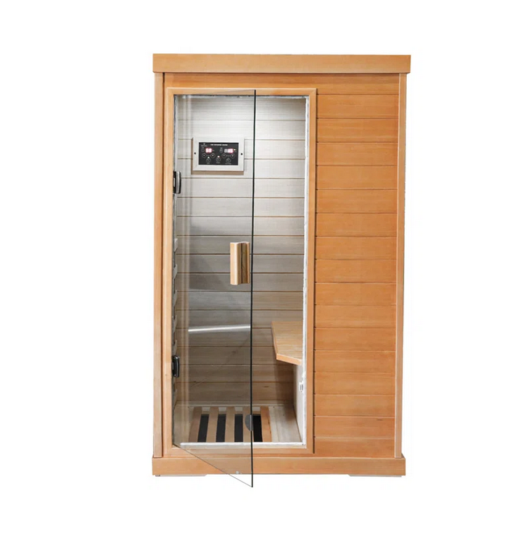 JESTOP Bluetooth Compatible FAR Infrared Sauna in Hemlock WMQ-5S00007