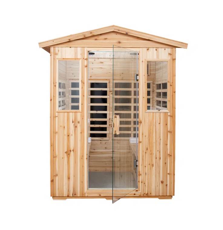 JESTOP Bluetooth Compatible FAR Infrared Sauna in Fir WMQ-9S00003